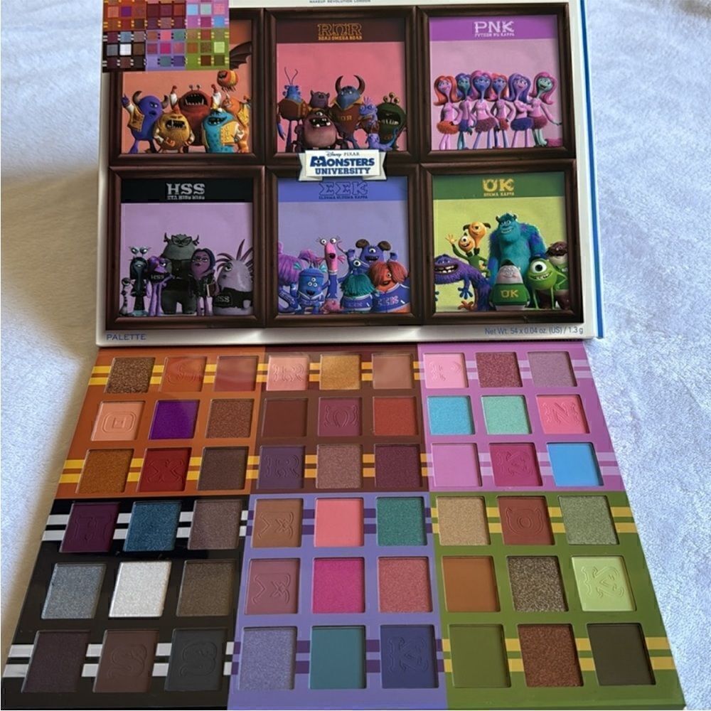 REVOLUTION DISNEY PIXAR MONSTERS  UNIVERSITY MAKEUP PALETTE
